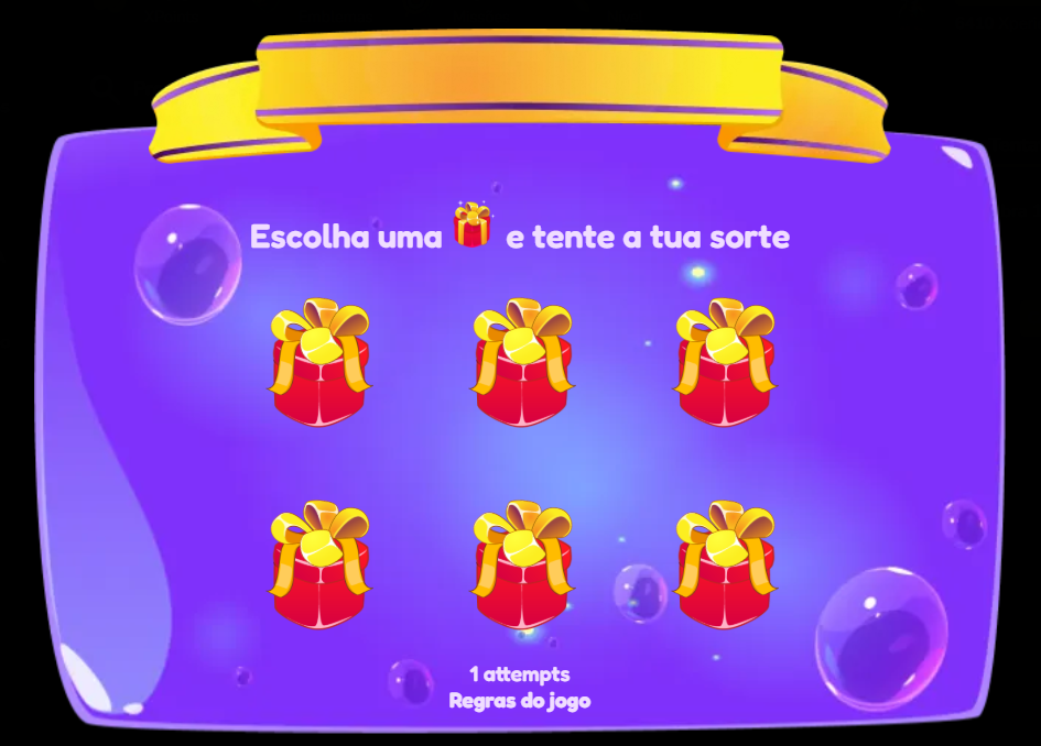 print do minigame mostrando a caixa de pontos b2x